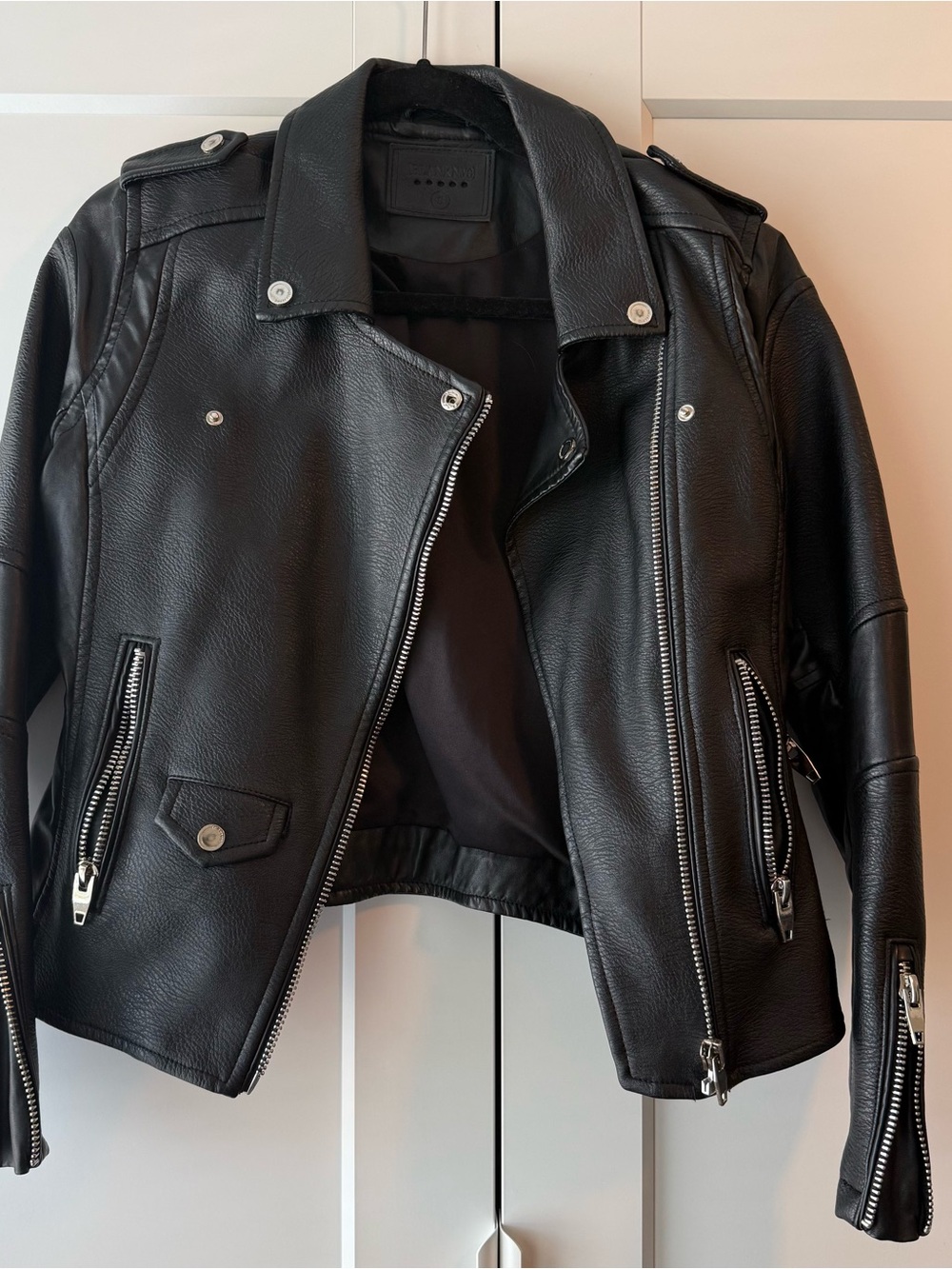 Blank NYC Faux Leather Moto Jacket